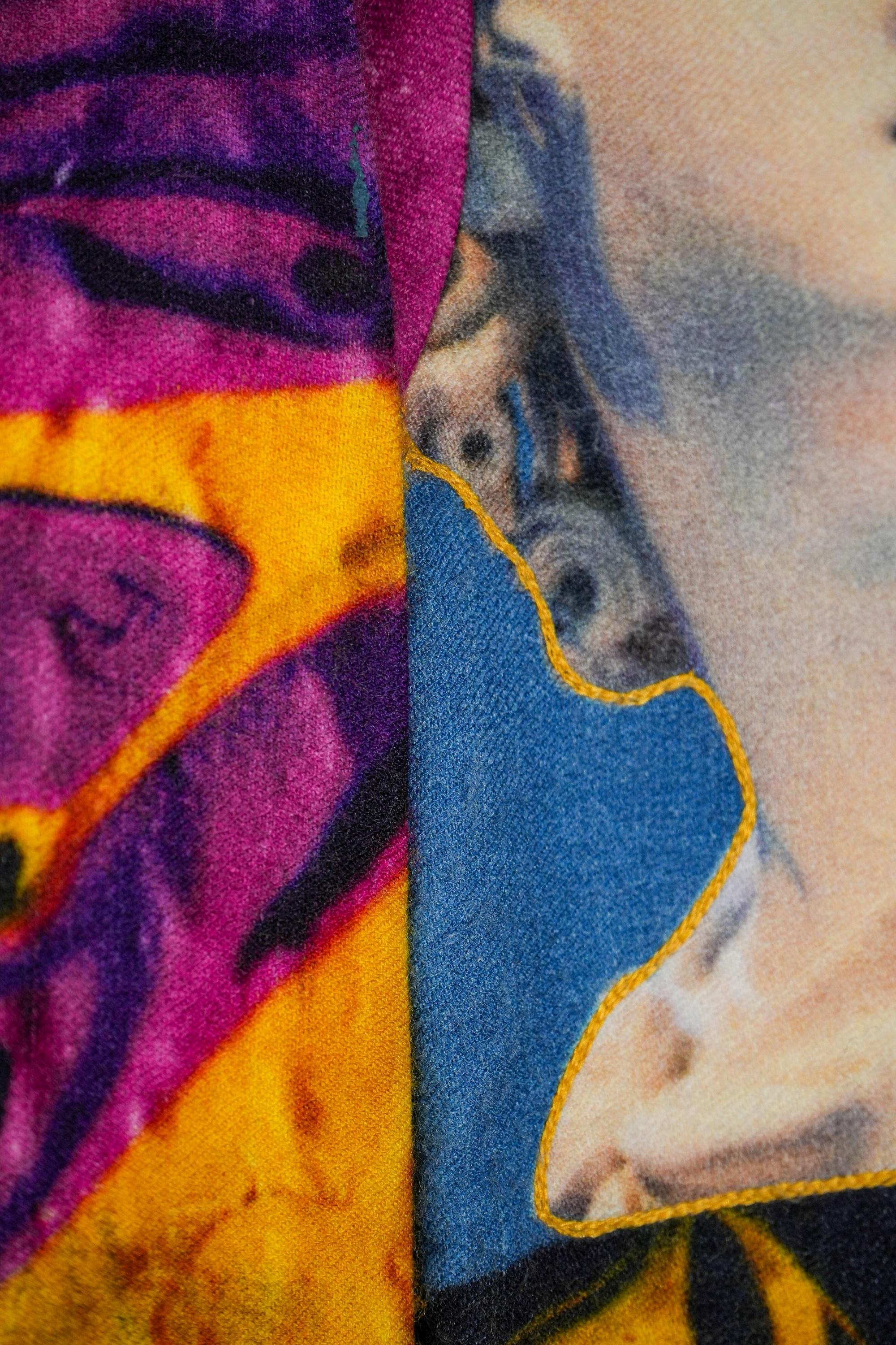 Pashmina Wool Blend Sweater  <br> Artwork : [Roman Art]