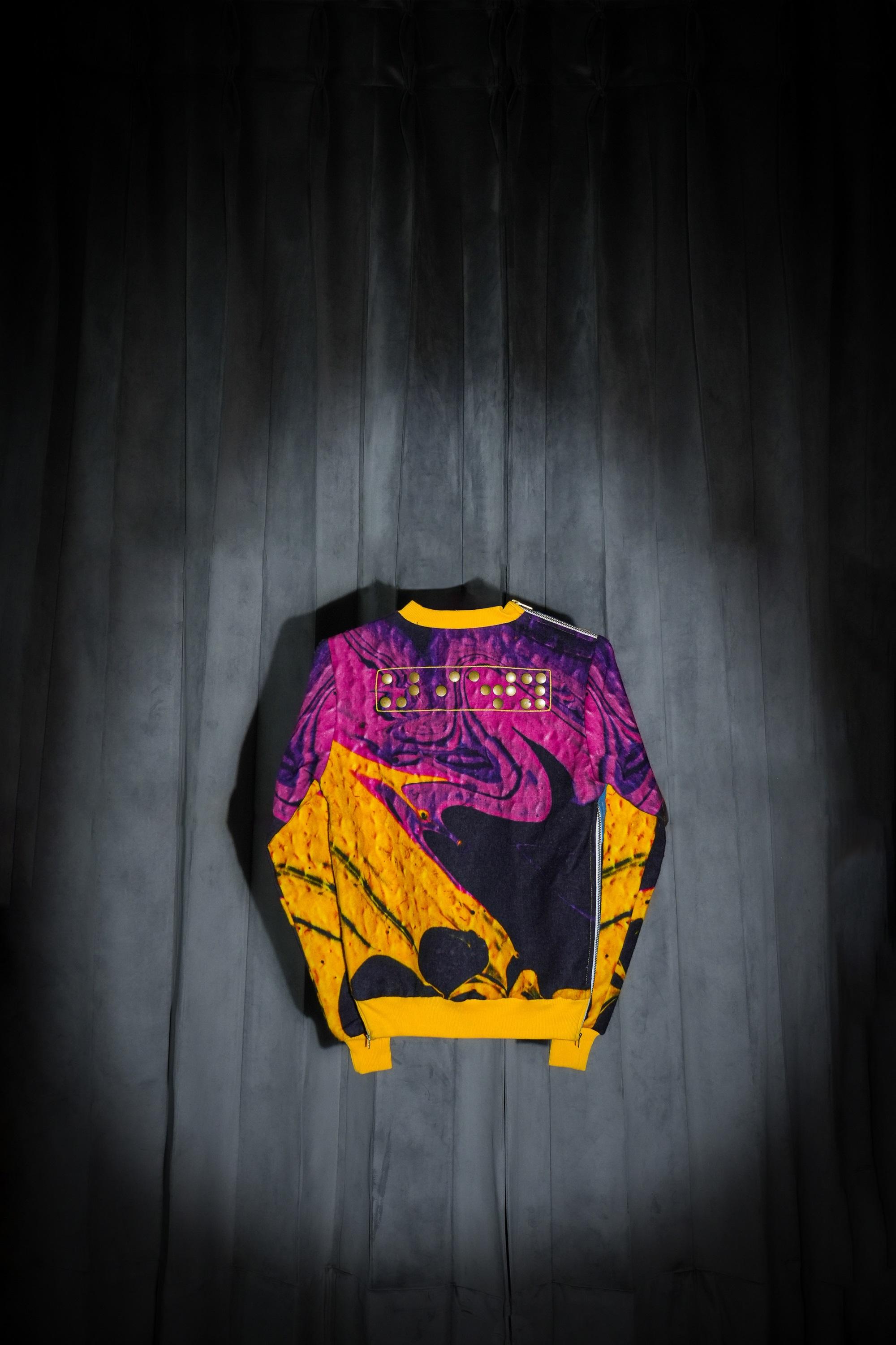 Pashmina Wool Blend Sweater  <br> Artwork : [Roman Art]